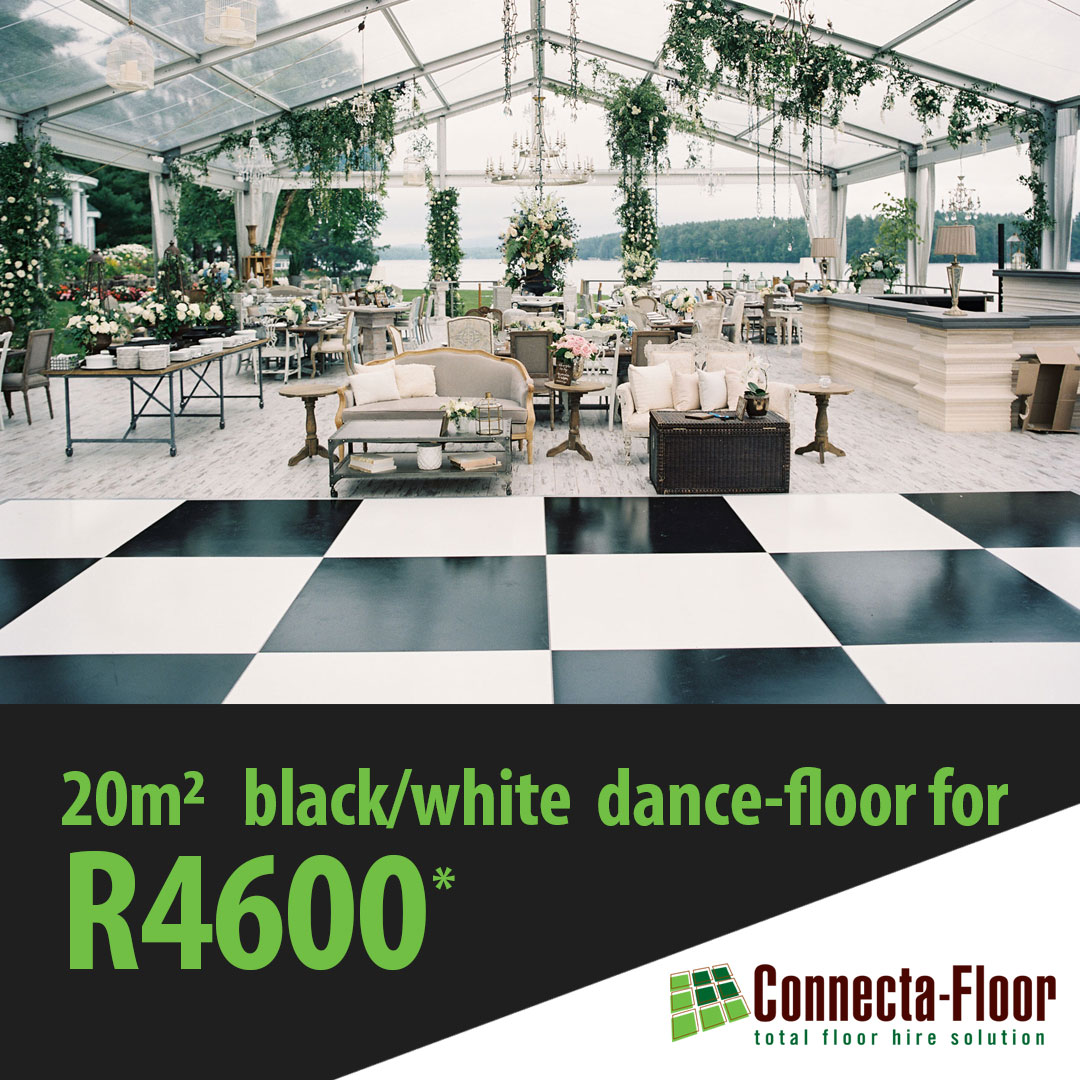 mixed black and white dance floors